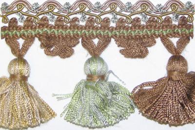 Stout Trim Apollo Tassel Fringe Bark